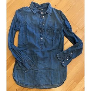 Target Merona Chambray Tunic Shirt XS